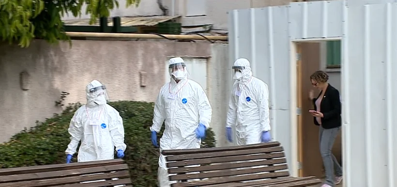 תיעוד ממתחם מבודדי הקורונה