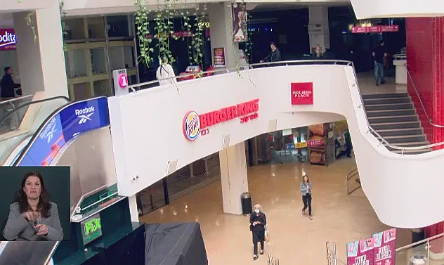 קניון ריק בעקבות נגיף הקורונה