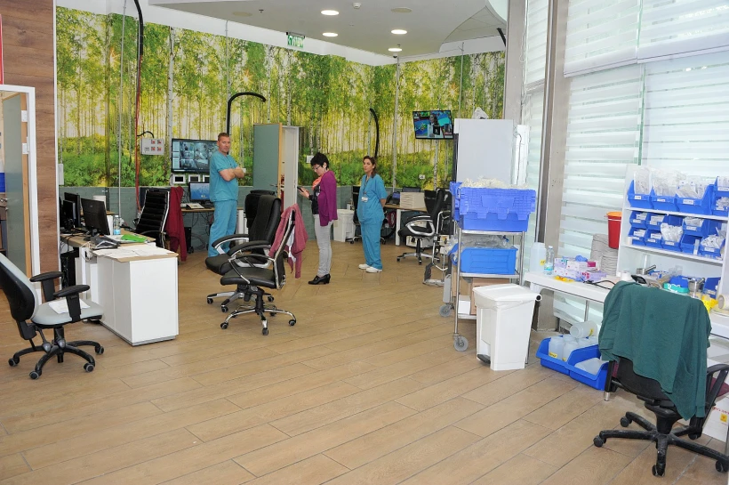 מחלקות לטיפול בחולי קורונה במרכז הרפואי לגליל בנהריה