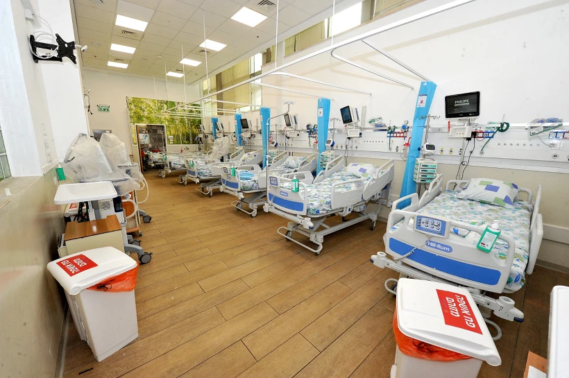 מחלקות לטיפול בחולי קורונה במרכז הרפואי לגליל בנהריה