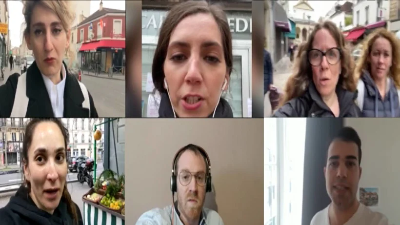 תושבי פריז מתעדים את הסגר שהוטל על כל צרפת