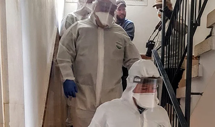 משטרת ישראל ואגף פיקוח ואכיפה של משרד הבריאות מבצעים אכיפת בידוד בית