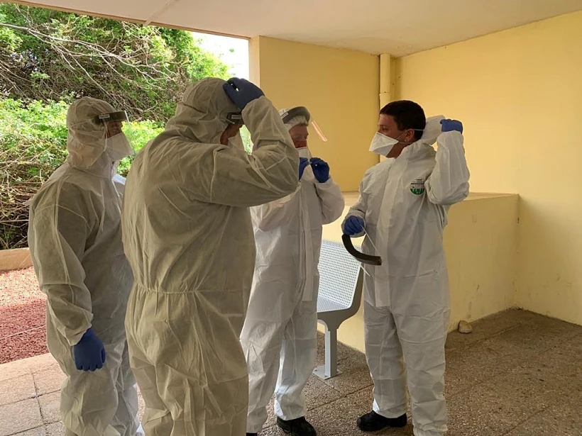 משטרת ישראל ואגף פיקוח ואכיפה של משרד הבריאות מבצעים אכיפת בידוד בית