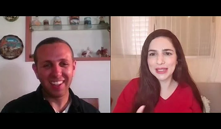 נועה צפריר ואיתי שטיינברג בדייט בצל משבר הקורונה