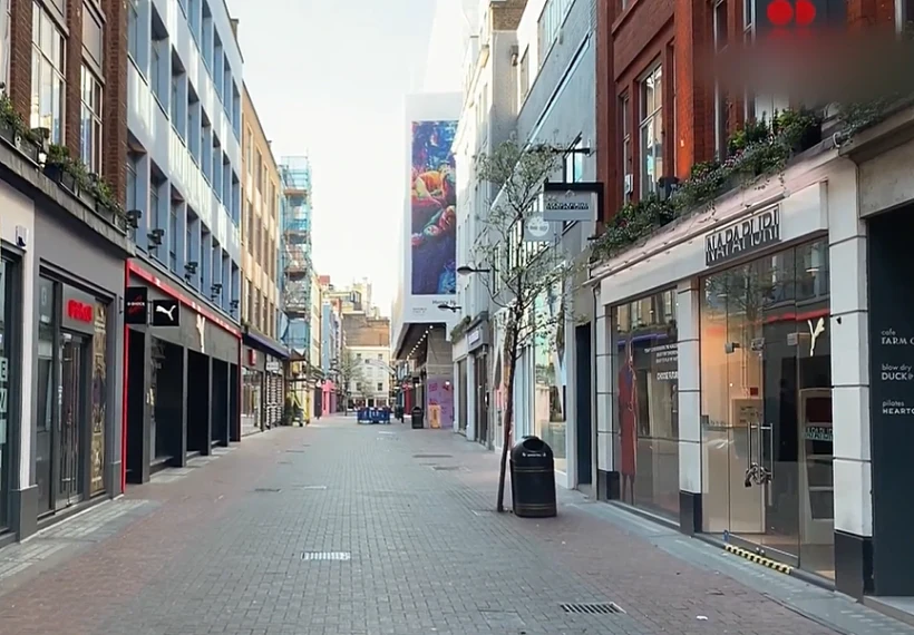 רחובות לונדון ריקים