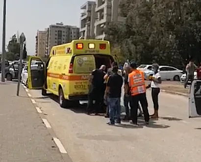 זירת הדקירה בעפולה