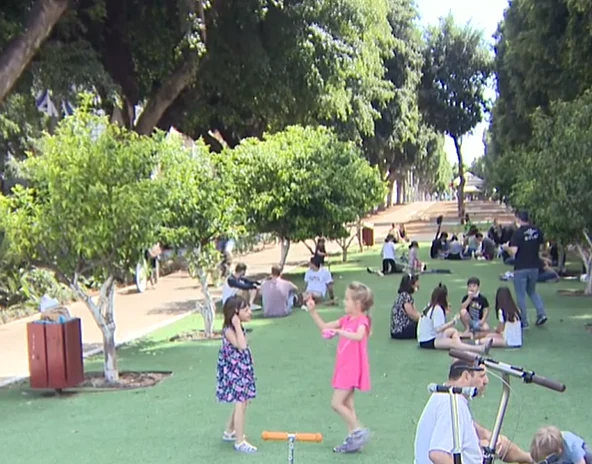 אנשים בשדרות רוטשילד