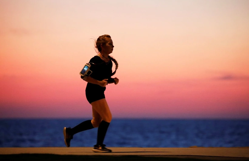 ריצה בחוף אשקלון