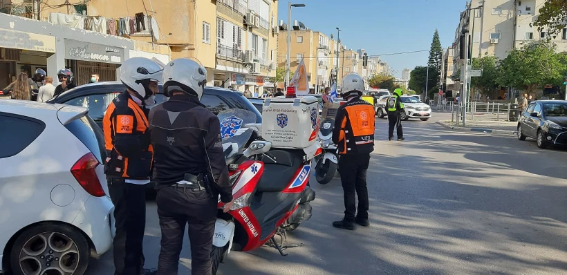 זירת אירוע הדקירה בבת ים