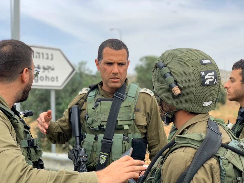 מפקד חטיבת יהודה אלוף-משנה איתמר בן חיים, בזירת הפיגוע