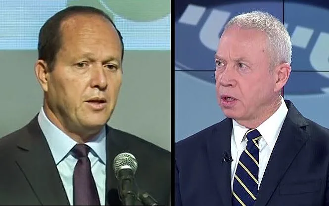 ניר ברקת ויואב גלנט