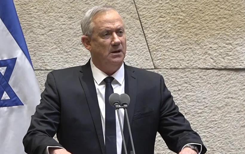 ראש הממשלה החליפי בני גנץ בטקס השבעת הממשלה