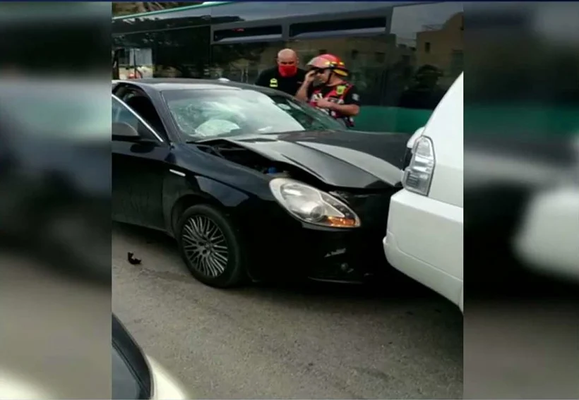 זירת התאונה שבה נהרגה שירלי כהן