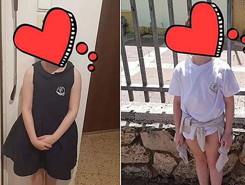 הילדה שנדרשה לפשוט את שמלתה ולהישאר בתחתונים בבית ספר בפתח תקווה