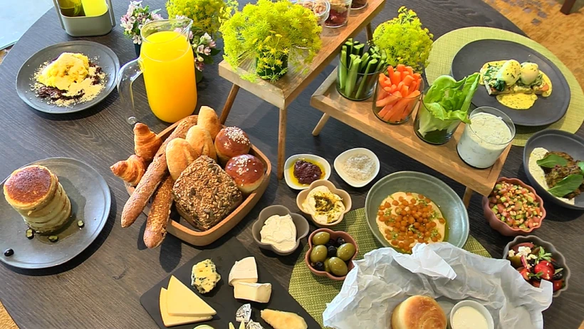 חדר אוכל בבית מלון