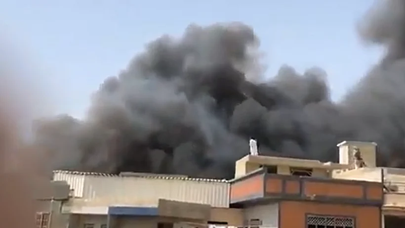 זירת התרסקות המטוס בפקיסטן