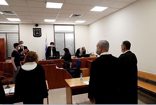 ראש הממשלה בנימין נתניהו בבית המשפט