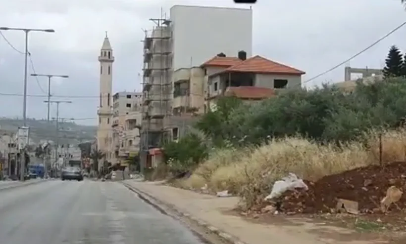 זירת ניסיון הפיגוע בחווארה