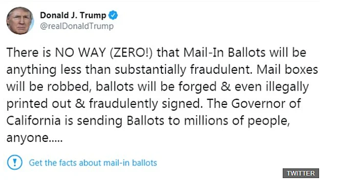 טוויטר נגד טראמפ