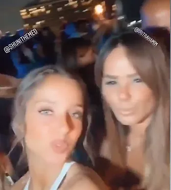 אירית רחמים ונטע אלחמיסטר במסיבה בקרלטון