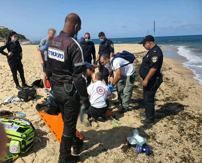אישה טבעה בחוף גבעת עלייה בתל אביב