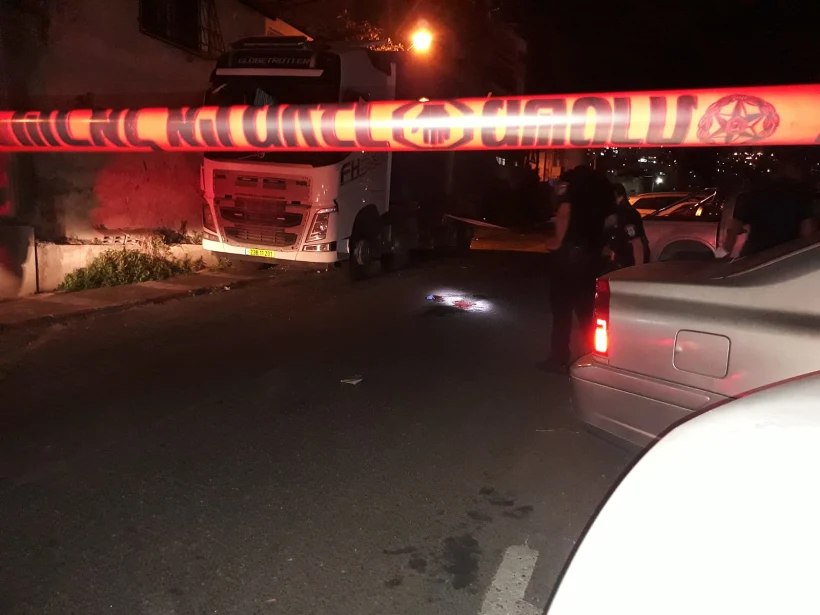 זירת הירי בחיפה בה נורה למוות חליל חליל