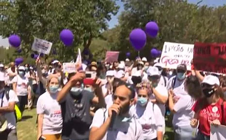 מחאת עובדים סוציאלים