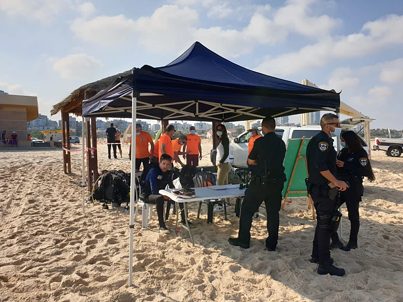 חיפושים אחר הגבר שטבע באשדוד