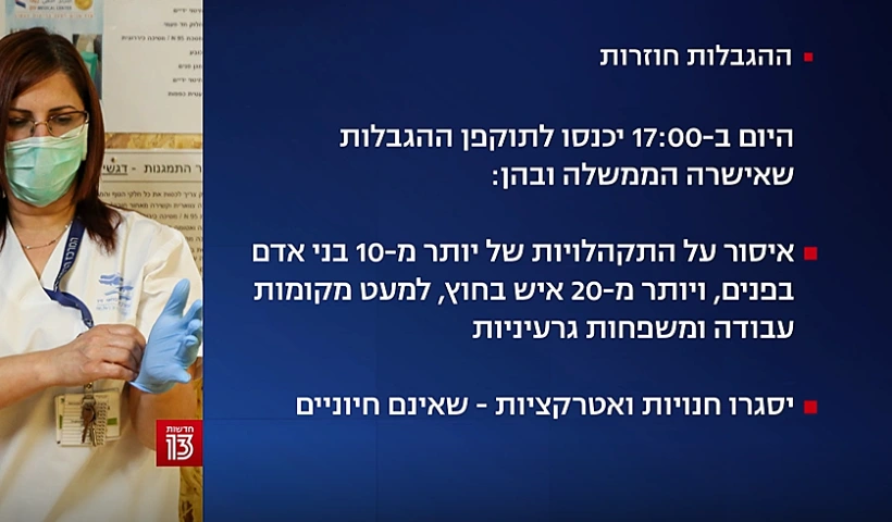 ההגבלות החדשות