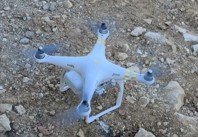 רחפן צילום בגבול לבנון