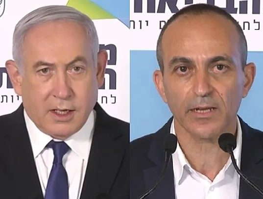 ראש הממשלה בנימין נתניהו והממונה לקורונה פרופ' רוני גמזו