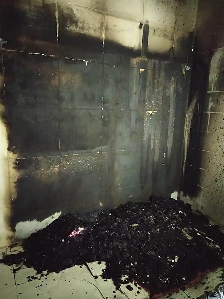 חשד להצתה במסגד ברמאללה