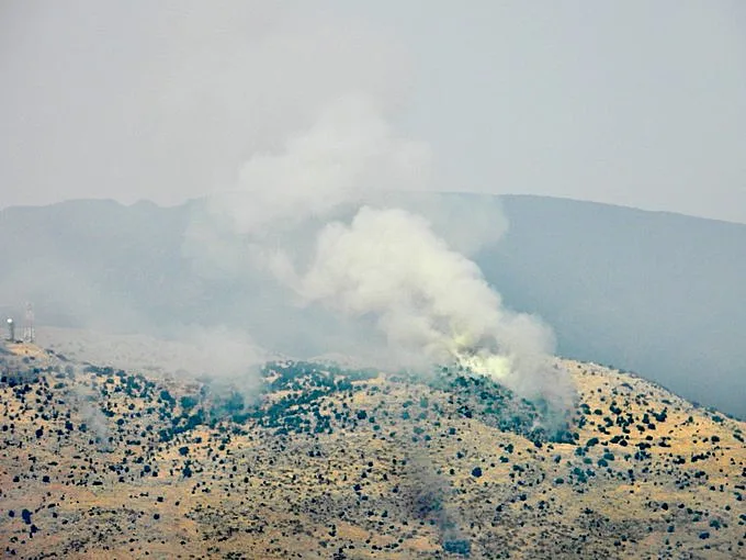 תיעוד לבנוני של התקרית בהר דב בין חוליית חזבאללה לחיילי צה''ל
