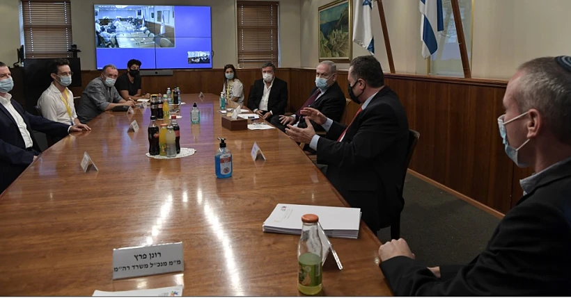 רה''מ בנימין נתניהו עם נציגי עולם התרבות