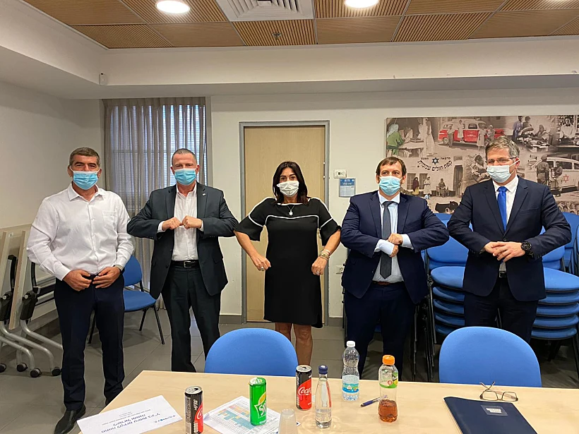 אסף זמיר, מירי רגב, יולי אדלשטיין וגבי אשכנזי