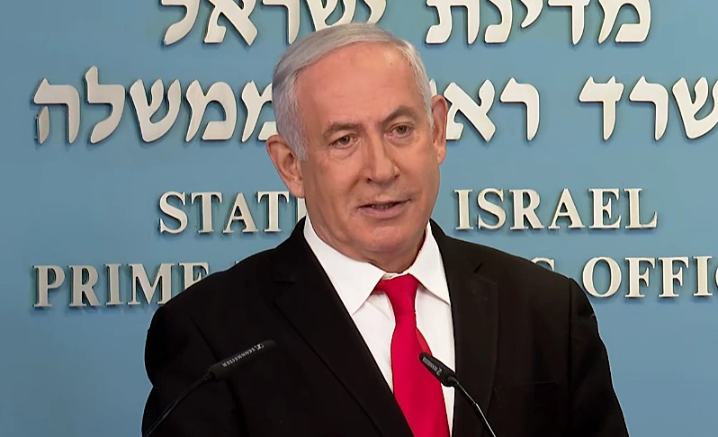 ראש הממשלה בנימין נתניהו במסיבת עיתונאים