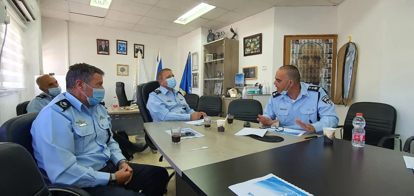 מ''מ המפכ''ל ניצב מוטי כהן בביקור באילת