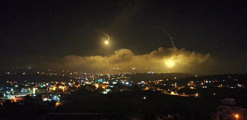 פצצות תאורה בעקבות חשד לאירוע ביטחוני בגבול לבנון