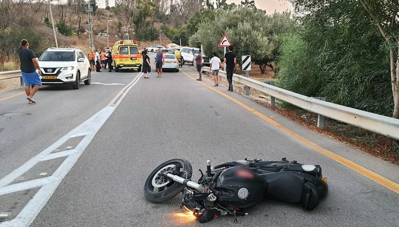 תאונת אופנוע סמוך לירושלים