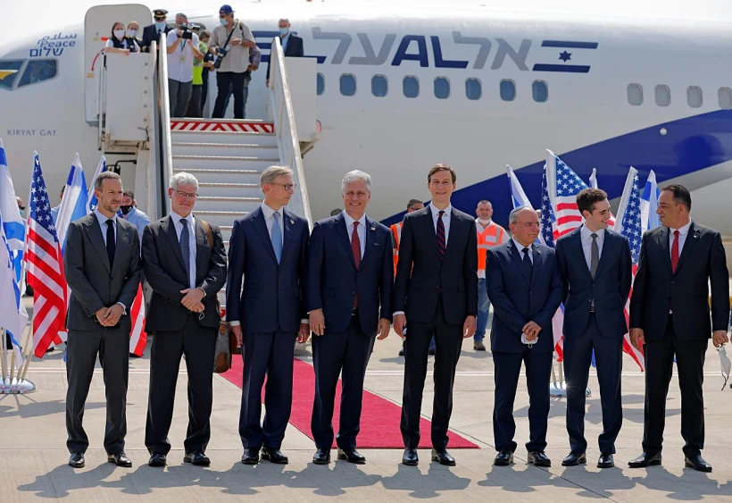 המשלחת הישראלית והאמריקנית לאיחוד האמירויות