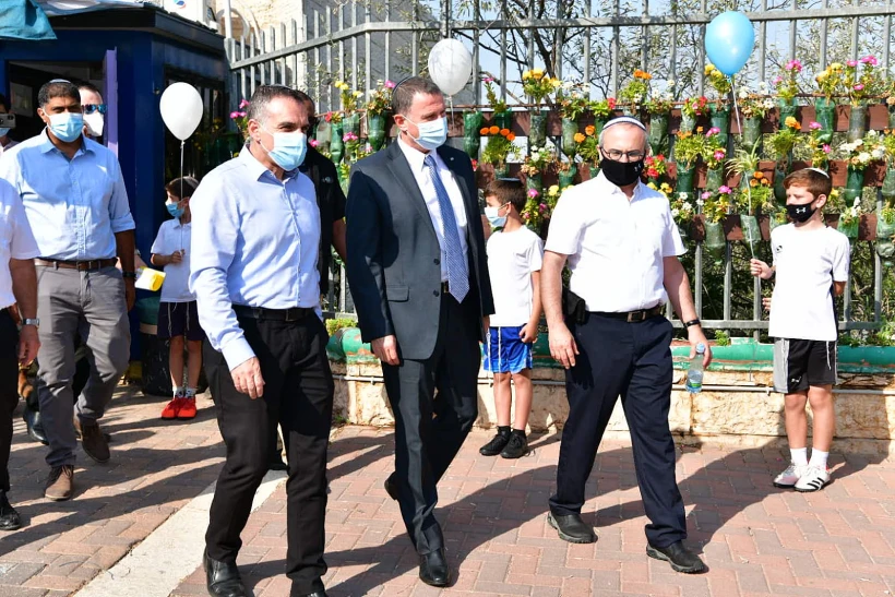 פתיחת שנת הלימודים תשפ''א, שר הבריאות יולי אדלשטיין