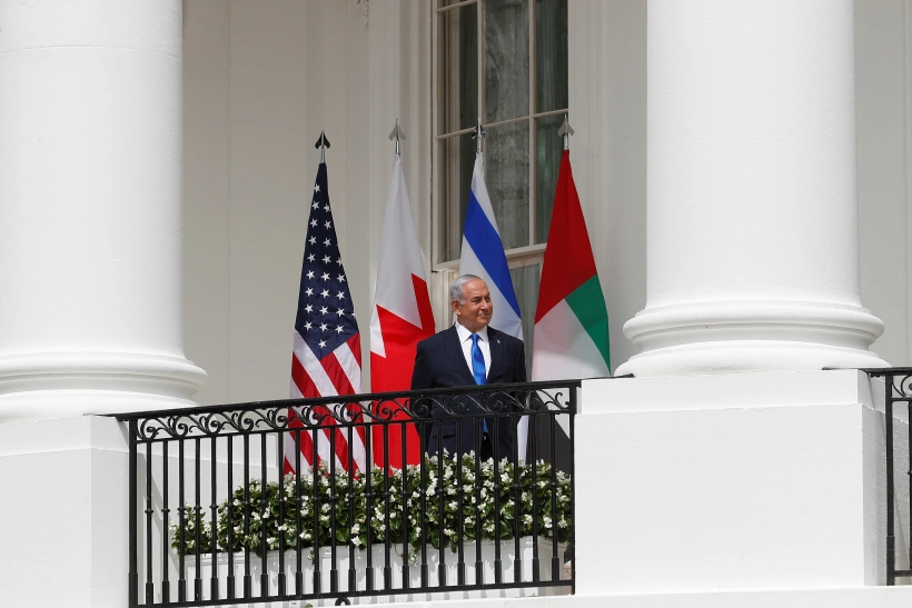 ראש הממשלה בנימין נתניהו בטקס חתימת הסכם נרמול היחסים בין ישראל לאיחוד האמירויות