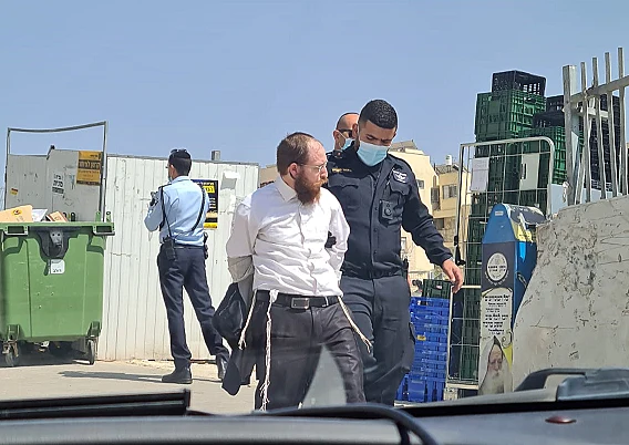 מתפללים מעוכבים לחקירה במודיעין עילית