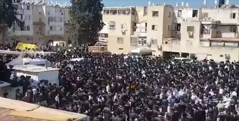 הלווית הרב האדמו''ר מפיטסבורג