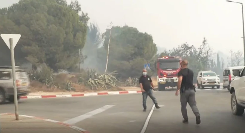 שריפה בנוף הגליל