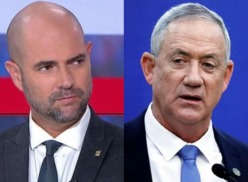 בני גנץ ואמיר אוחנה