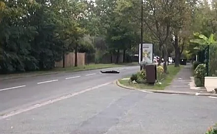 עריפת ראש בפרבר של פריז