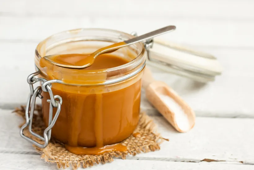 Caramel Sauce In A Glass Jar