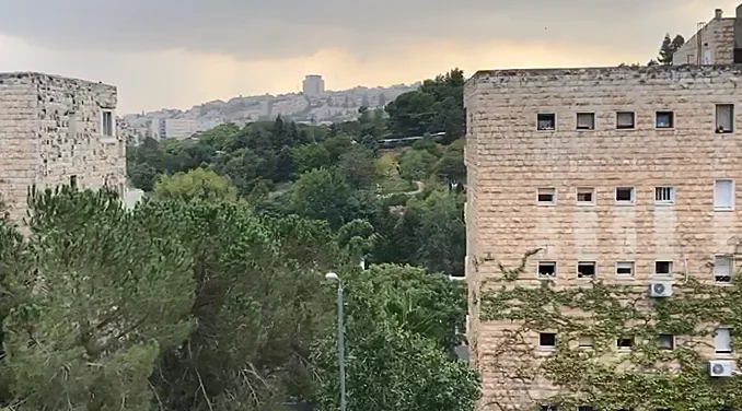 גשם ראשון בירושלים