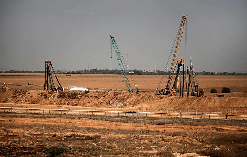 עבודות הנדסיות סמוך לגדר הרצועה